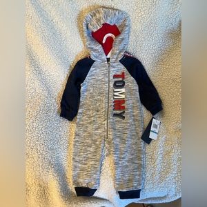 Tommy Hilfiger baby boy zip up jumpsuit